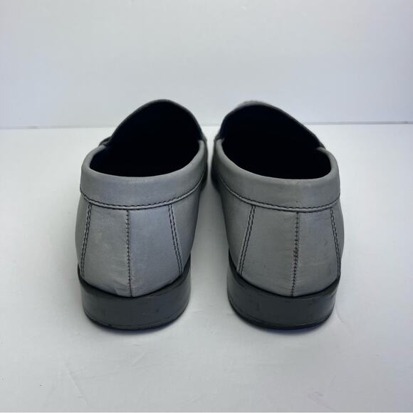 Cole Haan Nike Air Grey Silver Metallic Oxford Penny Loafer Men’s 9M main image 12